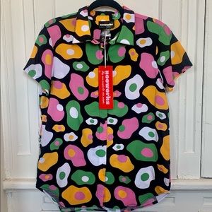 Nooworks Eggs Joyce Button Down - Size M